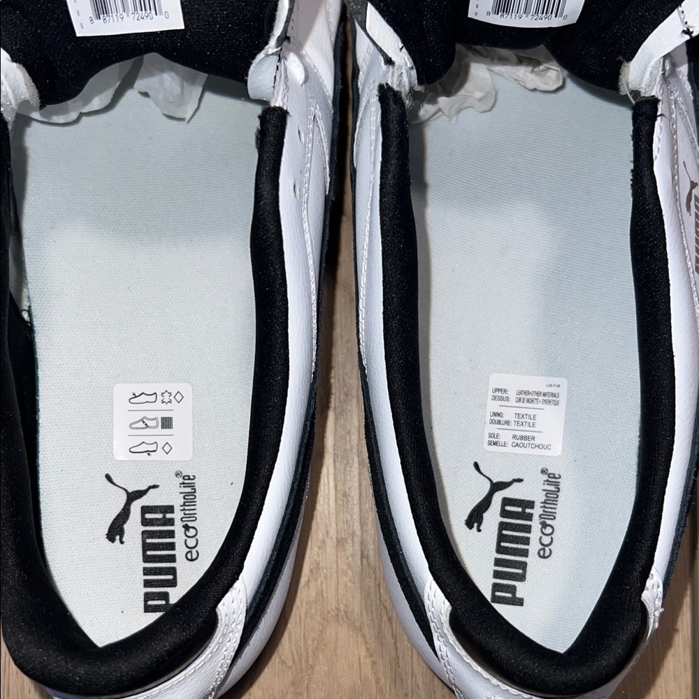 Puma Mexico Men's White-Black Athletic Shoes - Picture 11 of 15